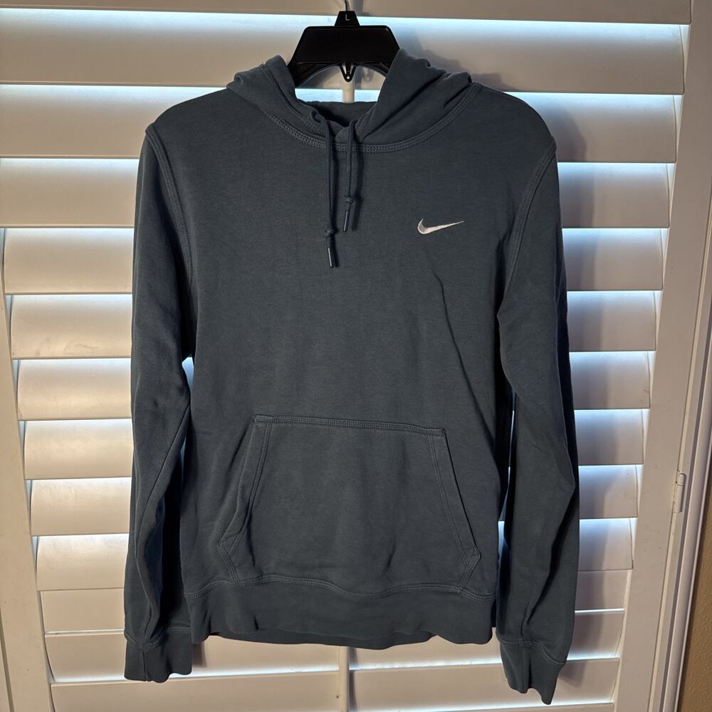 Nike Men's Sportswear Club Fleece Pullover Hoodie Slate Blue Small
